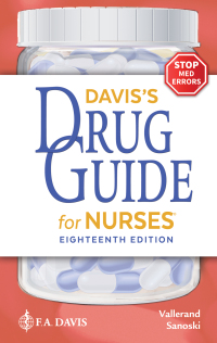 Omslagafbeelding: Davis's Drug Guide for Nurses 18th edition 9781719646406