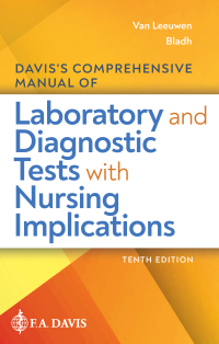 Cover image: Davis's Comprehensive Manual of Laboratory and Diagnostic Tests with Nursing Implications 10th edition 9781719646123