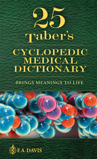 Cover image: Taber's Cyclopedic Medical Dictionary 25th edition 9781719650670