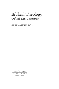 Cover image: Biblical Theology 9781592442911