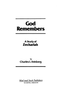 Cover image: God Remembers 9781592442720