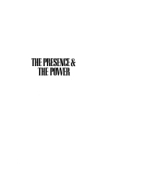 Imagen de portada: The Presence and The Power 9781592441600