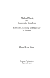 Cover image: Michael Manley and Democratic Socialism 9781592442348