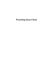 Imagen de portada: Preaching Jesus Christ 9781592440504