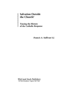 Cover image: Salvation Outside the Church? 9781592440085
