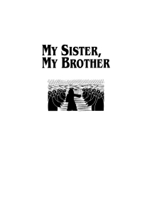 Imagen de portada: My Sister, My Brother 9781579109998