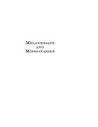 Cover image: Melanesians and Missionaries 9781579109615