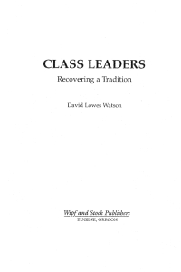 Cover image: Class Leaders 9781579109547