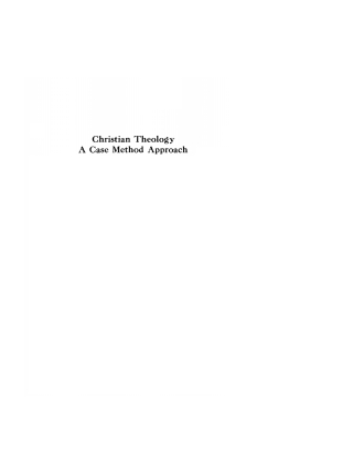 Cover image: Christian Theology 9781579108427