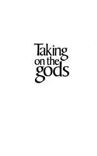 Imagen de portada: Taking on the Gods 9781579108069