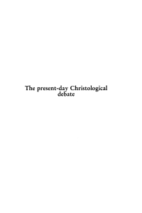 Cover image: The Present-Day Christological Debate 9781579107055