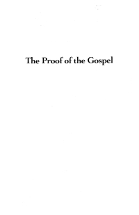 Omslagafbeelding: The Proof of the Gospel; Two Volumes in One 9781579106041