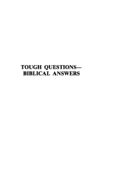 Cover image: Tough Questions - Biblical Answers Part I 9781579103057