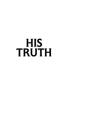 Imagen de portada: His Truth 9781579103040