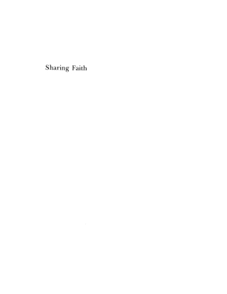 Cover image: Sharing Faith 9781579101961