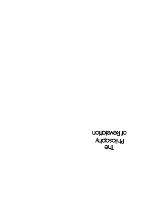 Cover image: The Philosophy of Revelation 9781592443925