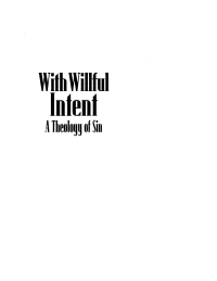 Cover image: With Willful Intent 9781592444168