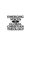 Cover image: Emerging Voices in Global Christian Theology 9781592444472