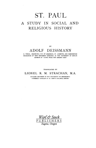 Cover image: St. Paul 9781592444717