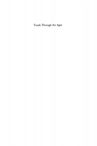 Cover image: Torah Through the Ages 9781592445202