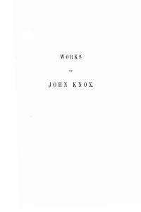 Cover image: The Works of John Knox, Volume 5: On Predestination and Other Writings 5th edition 9781592445295