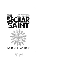 Imagen de portada: The Secular Saint 9781592446308