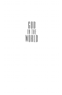 Imagen de portada: God in the World 9781592446438