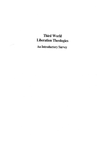 Cover image: Third World Liberation Theologies 9781592446575