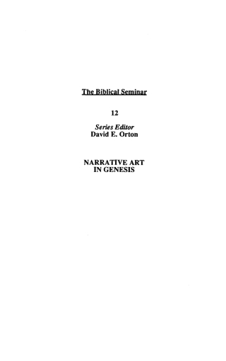 Cover image: Narrative Art in Genesis 9781592446919