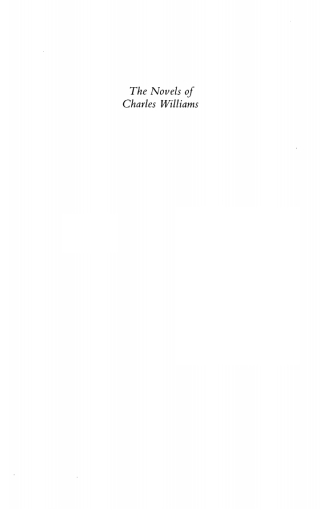 Cover image: The Novels of Charles Williams 9781592448463