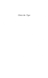 Imagen de portada: Christ the Tiger 9781592448449