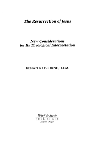 Cover image: The Resurrection of Jesus 9781592445875
