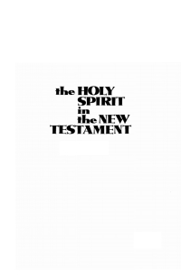 Cover image: The Holy Spirit in the New Testament 9781592449446