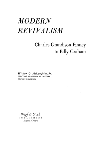 Cover image: Modern Revivalism 9781592449767