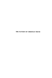 Cover image: The Pattern of Christian Truth 9781592449828