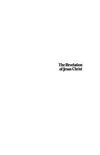Cover image: The Revelation of Jesus Christ 9781597520072