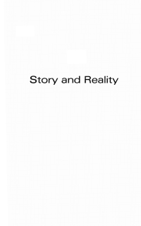 Cover image: Story and Reality 9781597520126