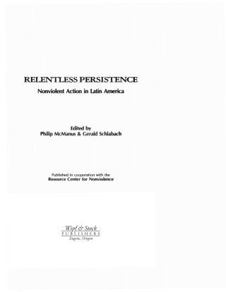 Imagen de portada: Relentless Persistence 9781597520355