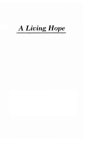 Imagen de portada: A Living Hope 9781597520744
