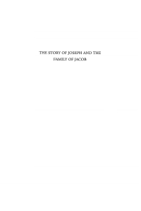 صورة الغلاف: The Story of Joseph and the Family of Jacob 9781597520799