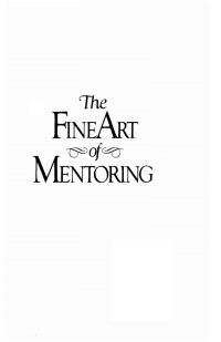 Cover image: The Fine Art of Mentoring 9781597521284
