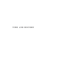 Imagen de portada: Time and History 9781597521956