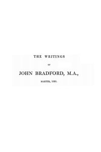 صورة الغلاف: The Writings of John Bradford 9781597522106