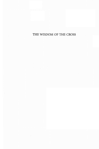 Cover image: The Wisdom of the Cross 9781597522267