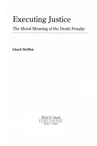 Cover image: Executing Justice 9781597525978