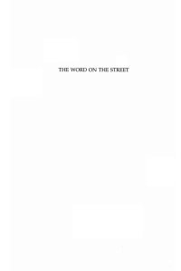 Cover image: The Word on the Street 9781597528856