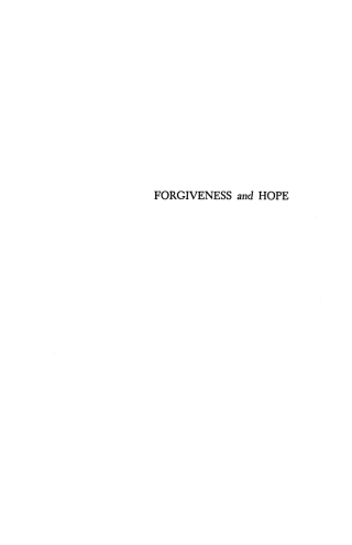 Cover image: Forgiveness and Hope 9781597528863