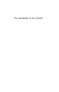 Cover image: The Spirituality of the Gospels 9781597529099