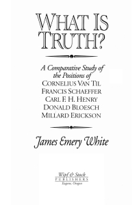 Imagen de portada: What Is Truth? 9781597529105