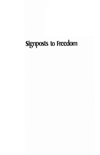 Imagen de portada: Signposts to Freedom 9781597529808